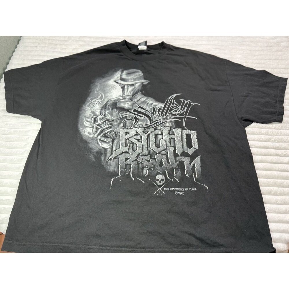 Vintage 1997 Psycho Realm - Double Sided Men's 4X T-Shirt